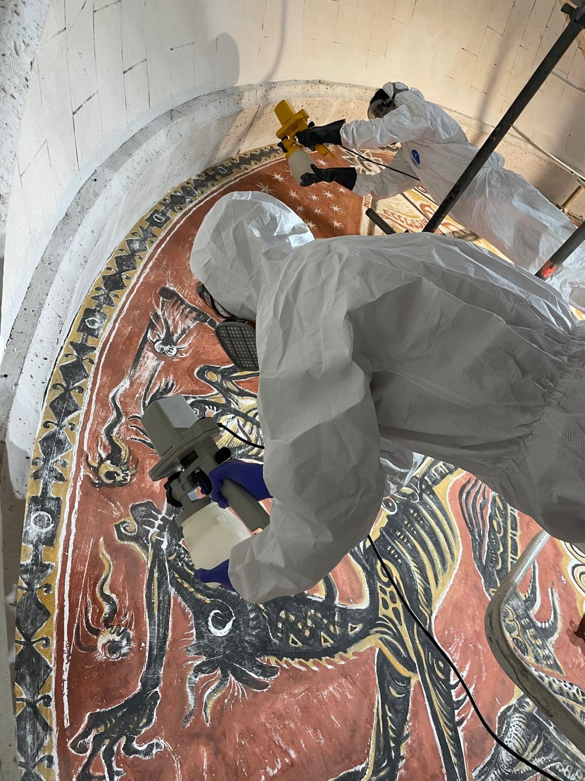 Restauration d'un tableau anonyme XVIIIe